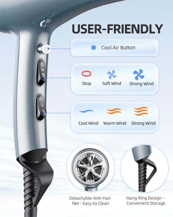FaszinCare Secador de pelo profesional Iónico - Image 3